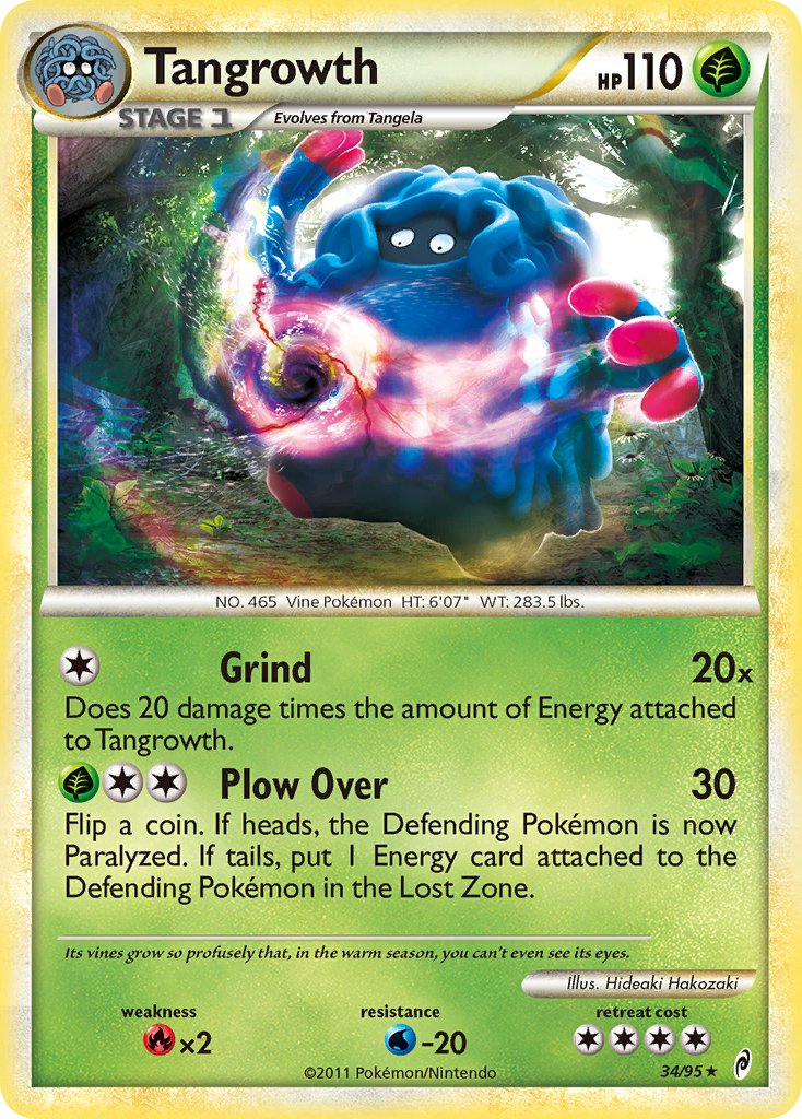 Tangrowth - 34/95 - Call of Legends - Card Cavern