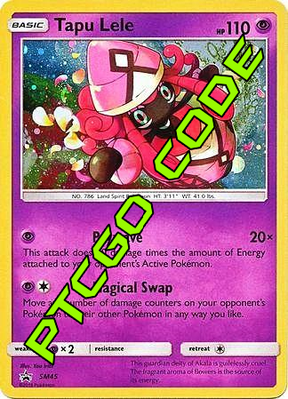 tapu lele pokemon card value Tapu Lele SM45 PTCGO Code – Card Cavern Trading Cards, LLC