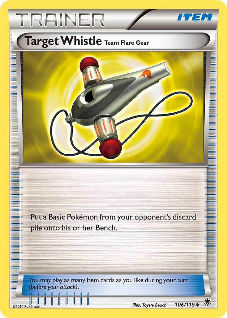 Target Whistle - 106/119 - Phantom Forces - Card Cavern