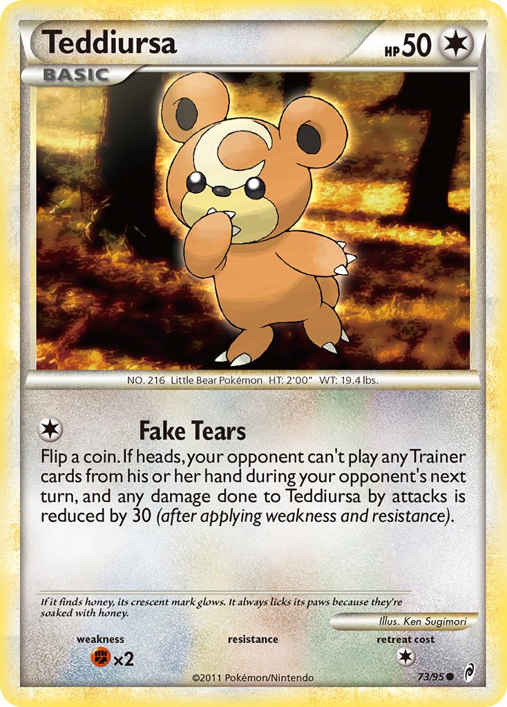 Teddiursa - 73/95 - Call of Legends - Card Cavern