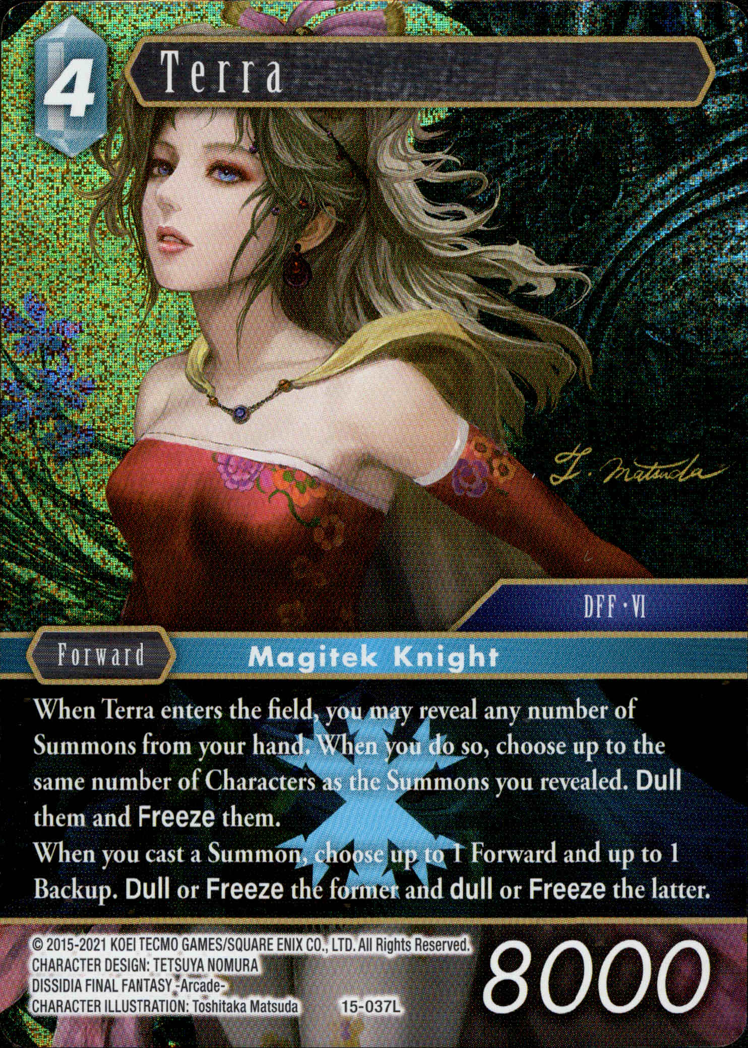 Terra - 15-037L - Crystal Dominion - Foil - Card Cavern
