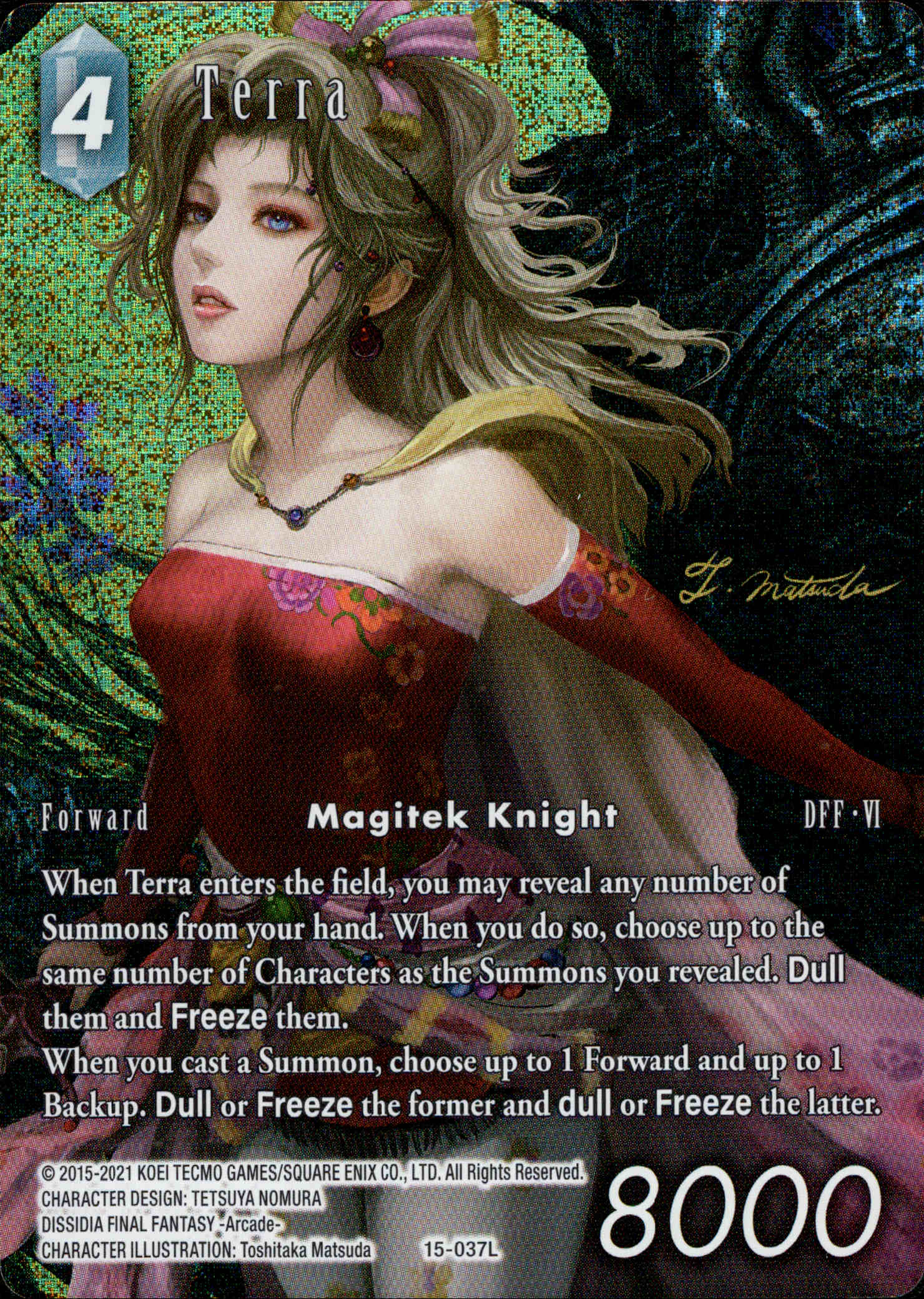 Terra Full Art - 15-037L - Crystal Dominion - Foil - Card Cavern
