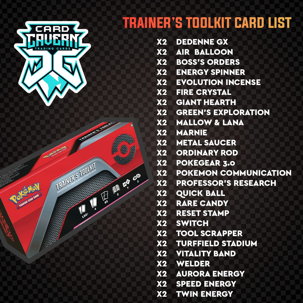 Trainer's Toolkit 2020 - Dedenne GX, Boss's Orders, & More - PTCGL Cod Card Cavern Trading Cards, LLC Trainer's Toolkit 2020 - Dedenne GX, Boss's Orders, & More - PTCGL Cod Card Cavern Trading Cards, LLC