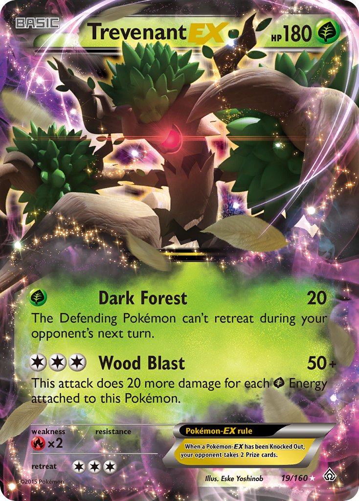 Trevenant EX - 19/160 - Primal Clash - Holo - Card Cavern
