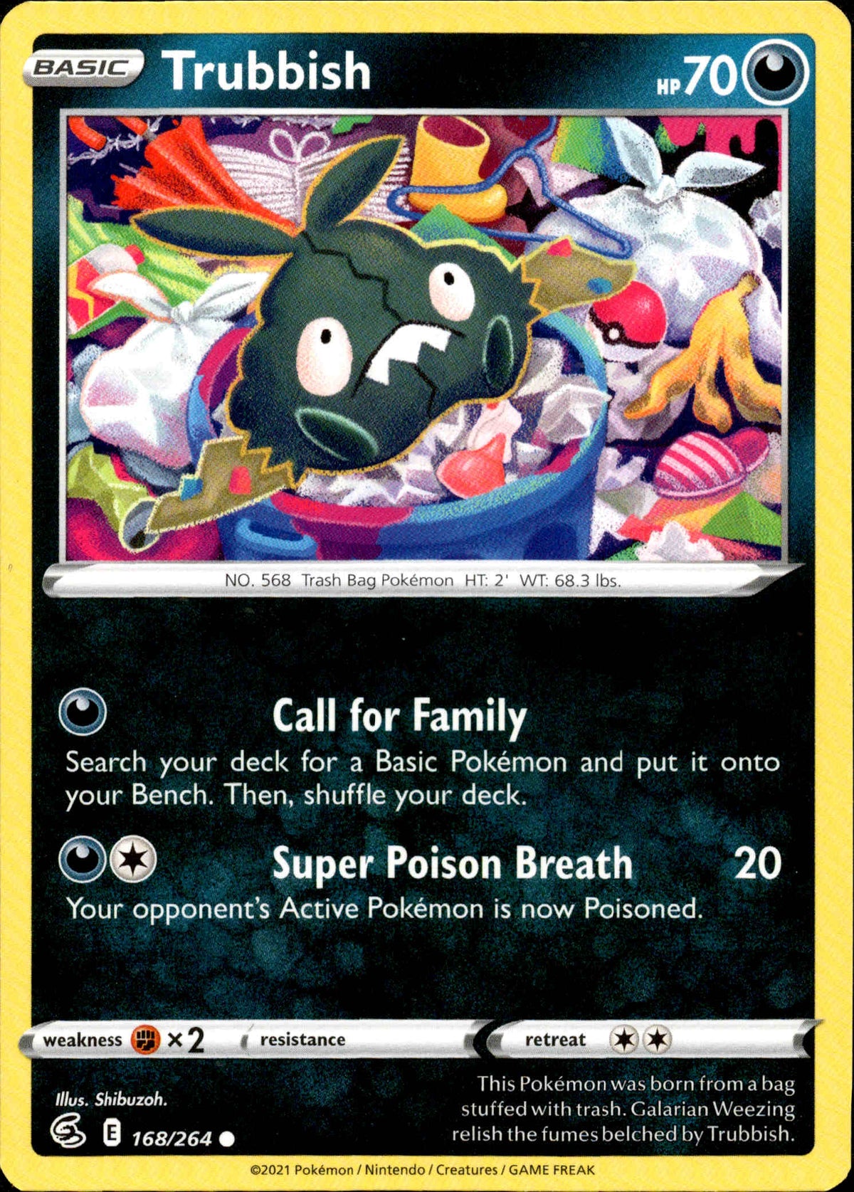 Trubbish - 168/264 - Fusion Strike - Card Cavern