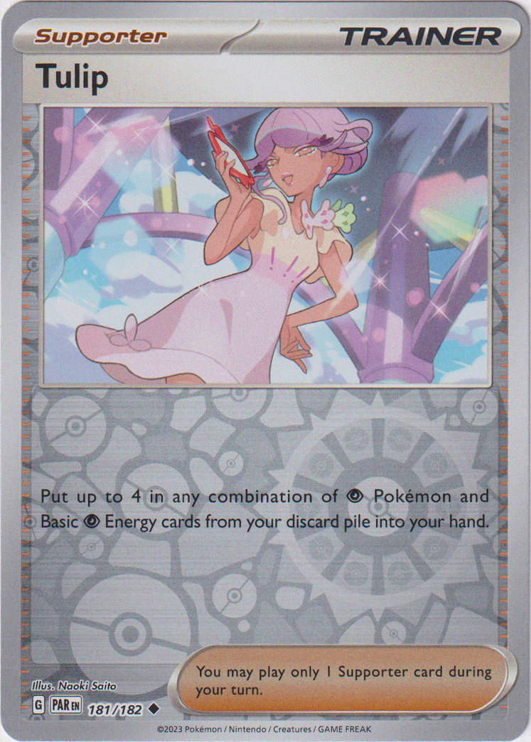 Tulip - 181/182 - Paradox Rift - Reverse Holo Tulip - 181/182 - Paradox Rift - Reverse Holo