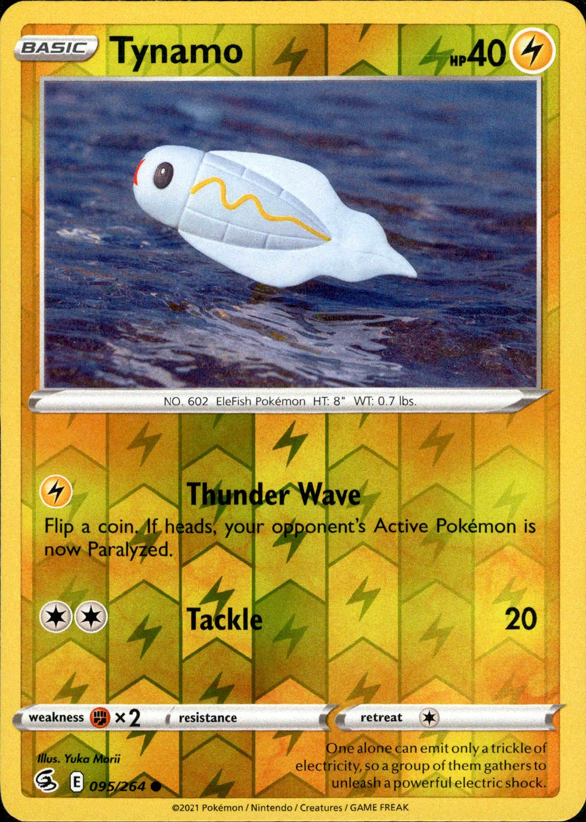 Tynamo - 095/264 - Fusion Strike - Reverse Holo - Card Cavern