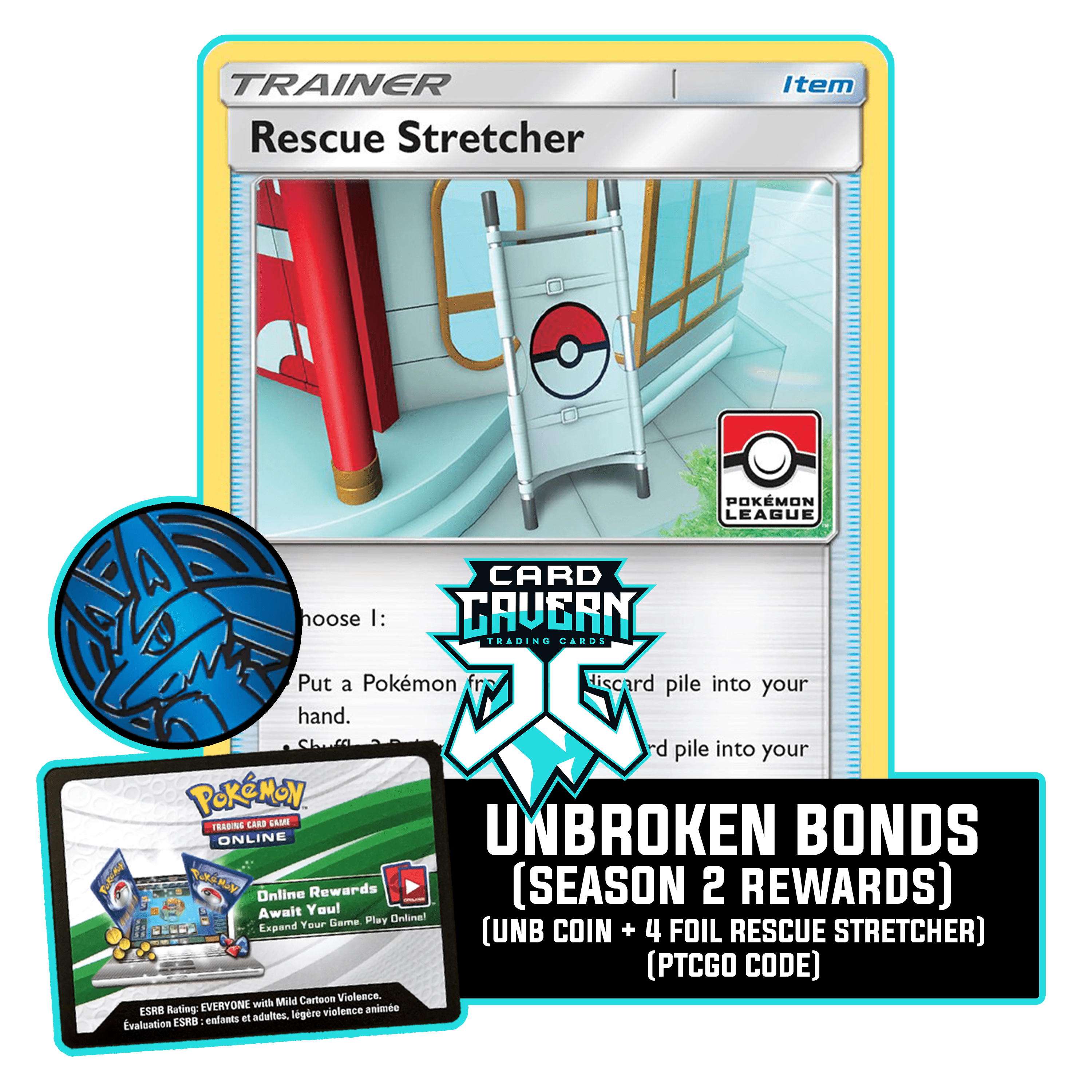 Unbroken Bonds Season 2 PTCGO Code - Card Cavern