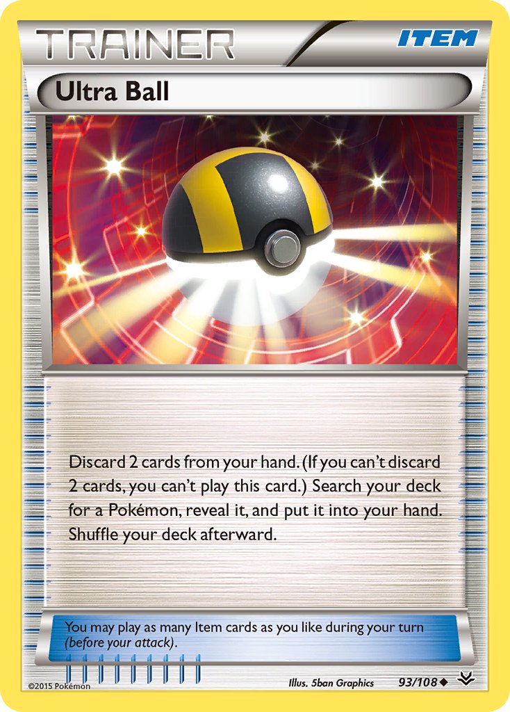 Ultra Ball - 93/108 - Roaring Skies - Card Cavern