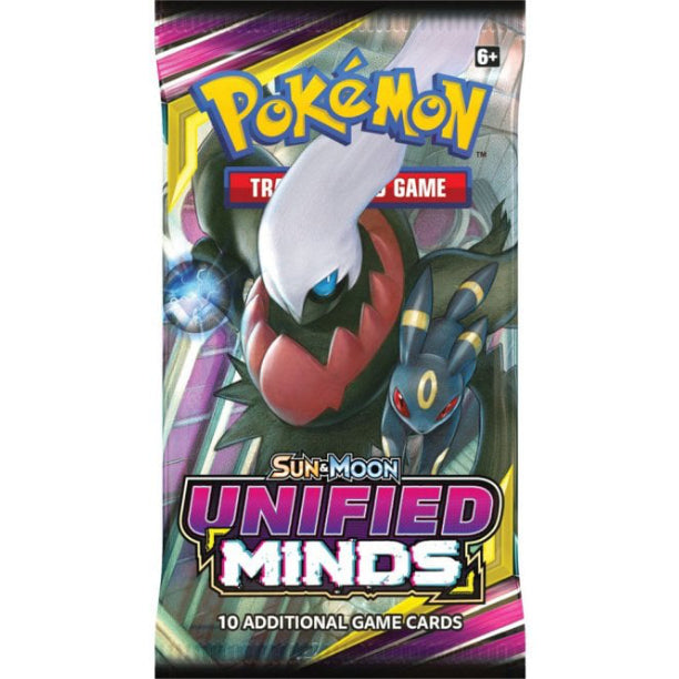 Unified Minds Pokemon Booster Pack – Card Cavern Trading Cards, LLC