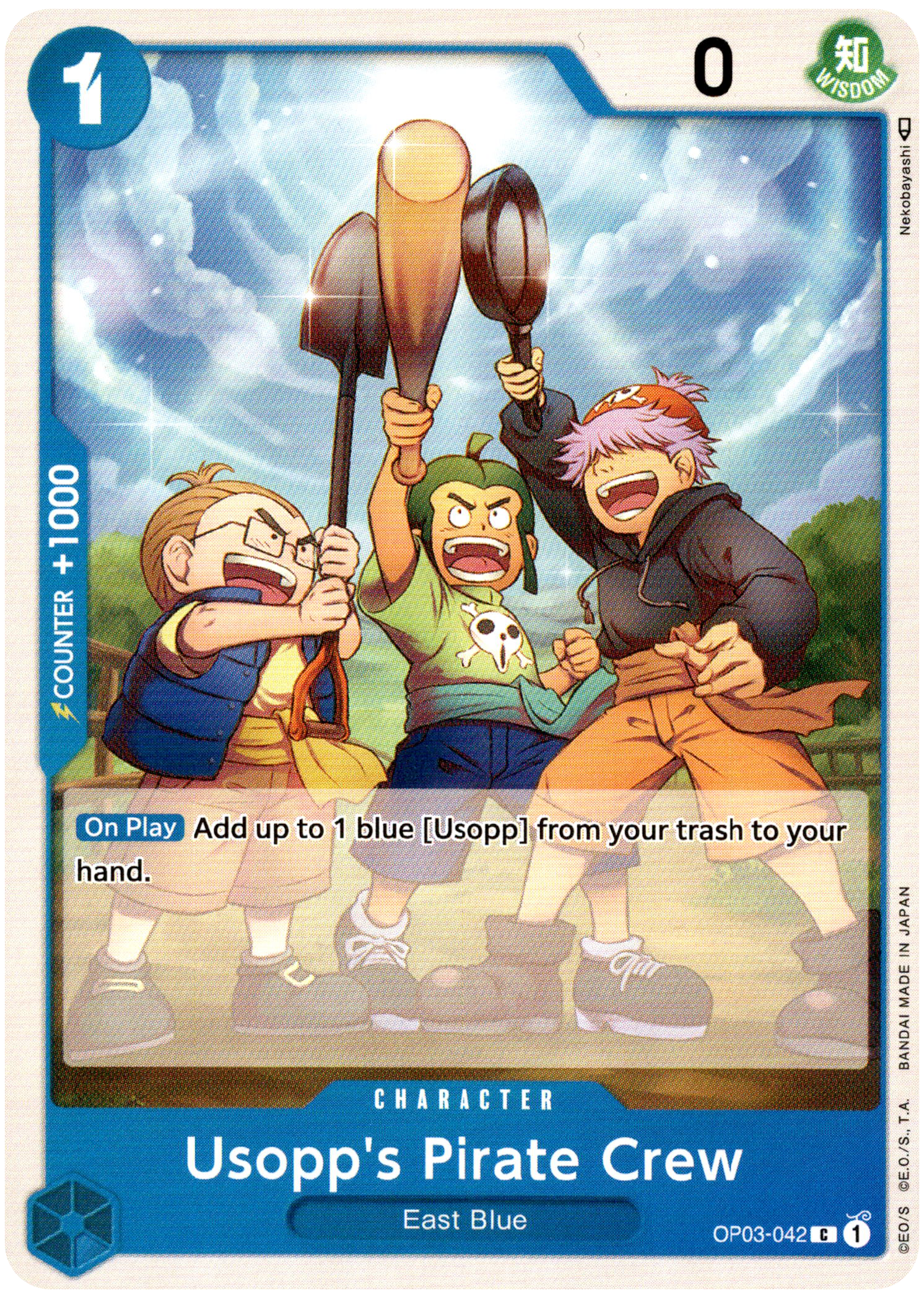 Usopp's Pirate Crew - OP03-042 C - Pillars of Strength - Card Cavern
