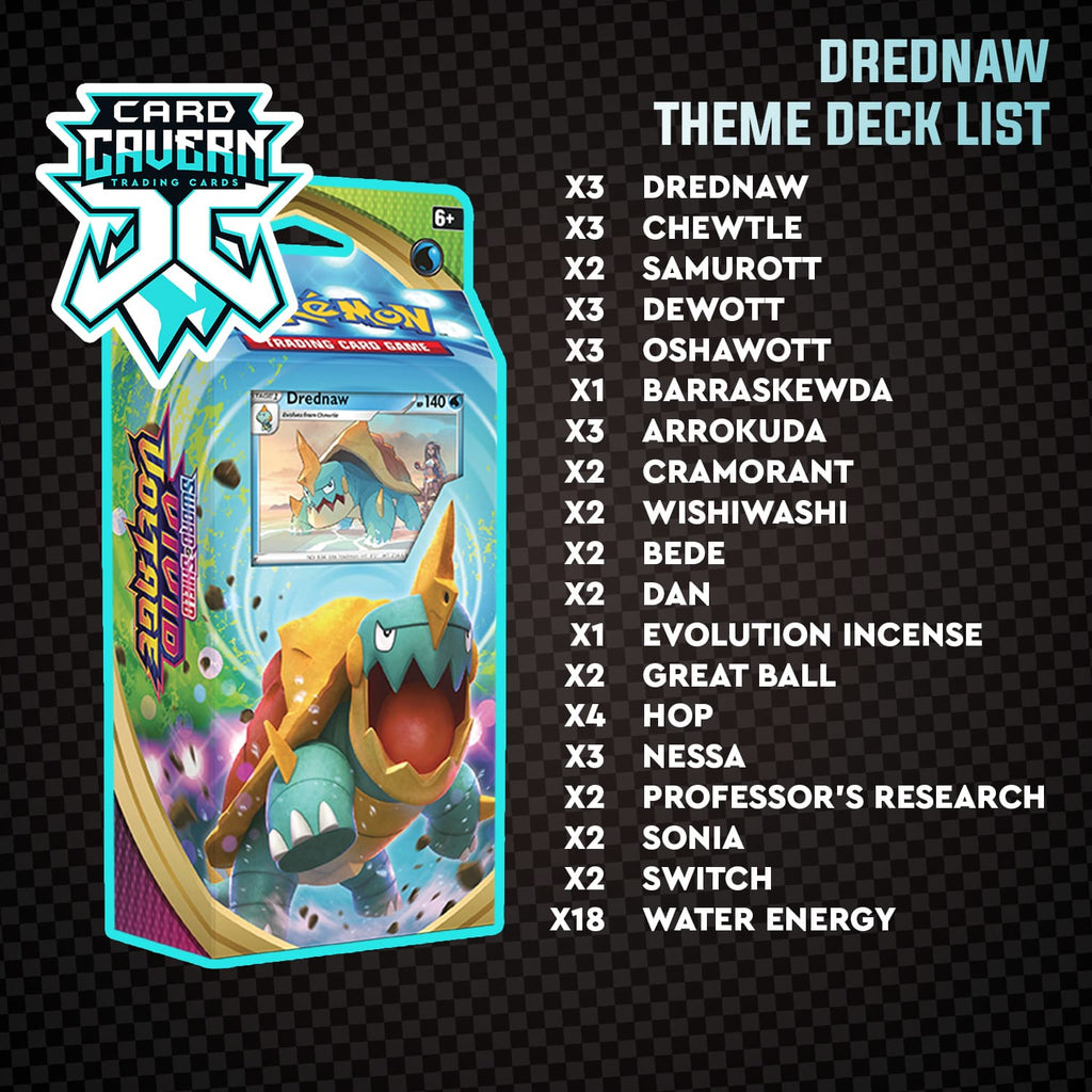 Drednaw Theme Deck - Vivid Voltage - PTCGO Code Card Cavern Trading Cards, LLC Drednaw Theme Deck - Vivid Voltage - PTCGO Code Card Cavern Trading Cards, LLC