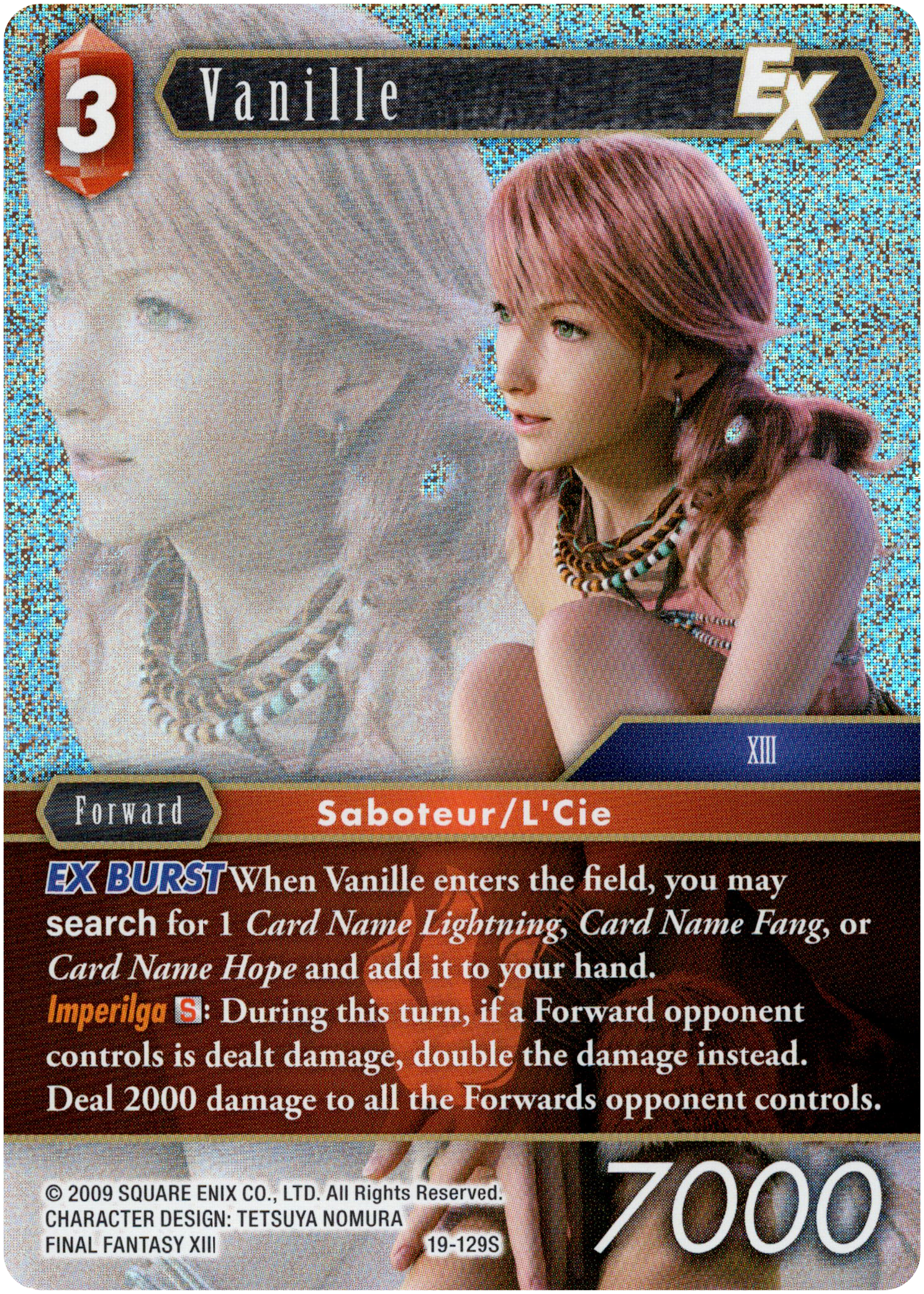 Vanille EX - 19-129S - From Nightmares - Foil - Card Cavern