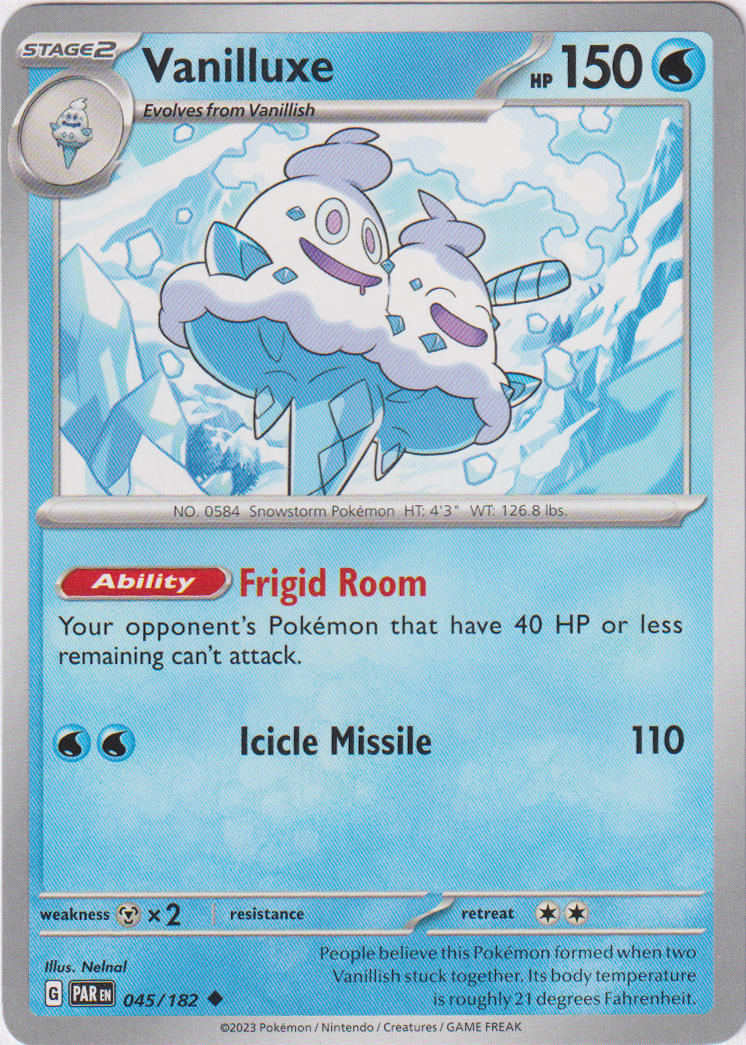 Vanilluxe - 045/182 - Paradox Rift Card Cavern Trading Cards, LLC Vanilluxe - 045/182 - Paradox Rift Card Cavern Trading Cards, LLC