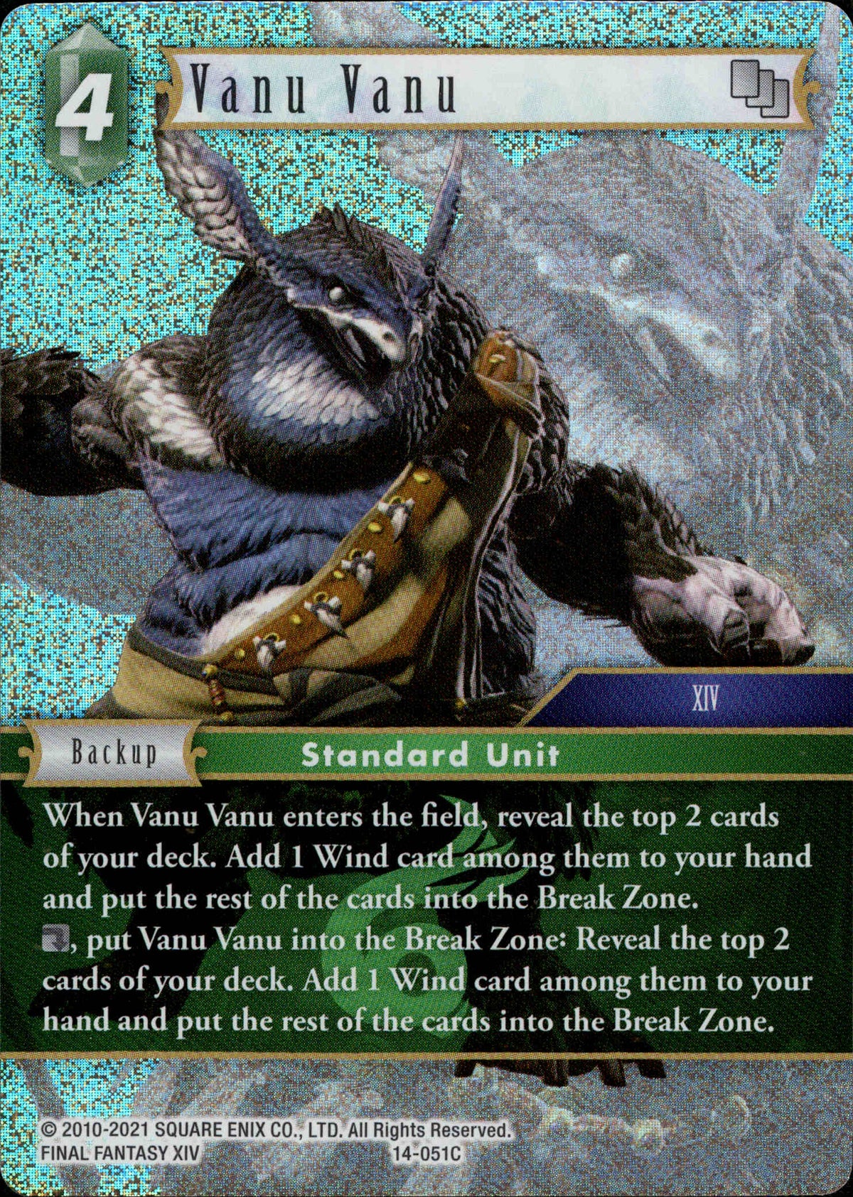 Vanu Vanu - 14-051C - Opus XIV - Foil - Card Cavern