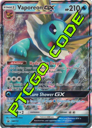 Vaporeon GX Special Collection - Promos