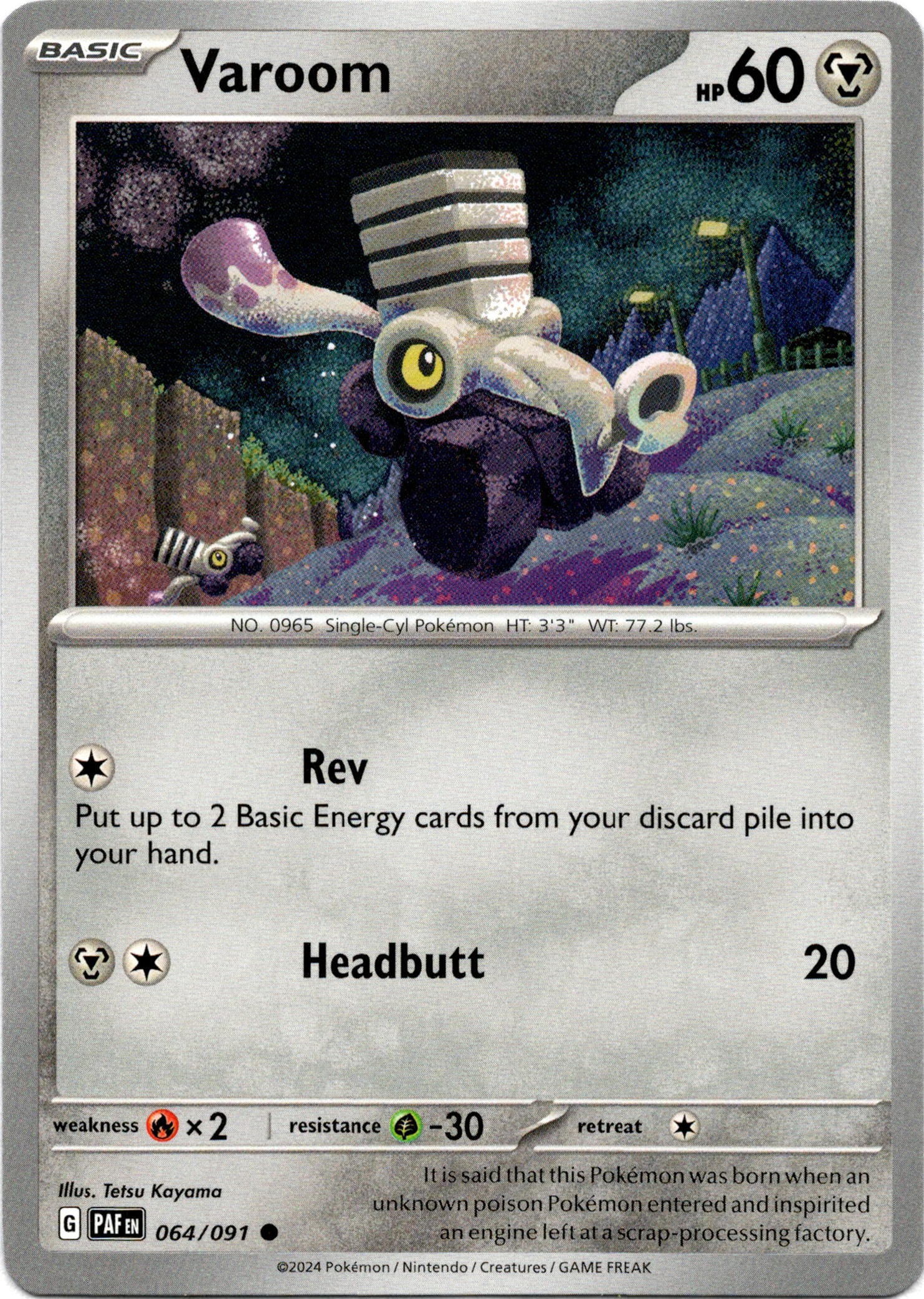 Varoom - 064/091 - Paldean Fates - Card Cavern