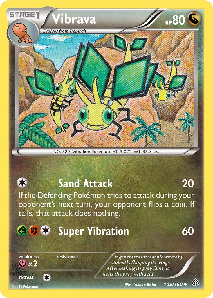 Vibrava - 109/160 - Primal Clash - Card Cavern