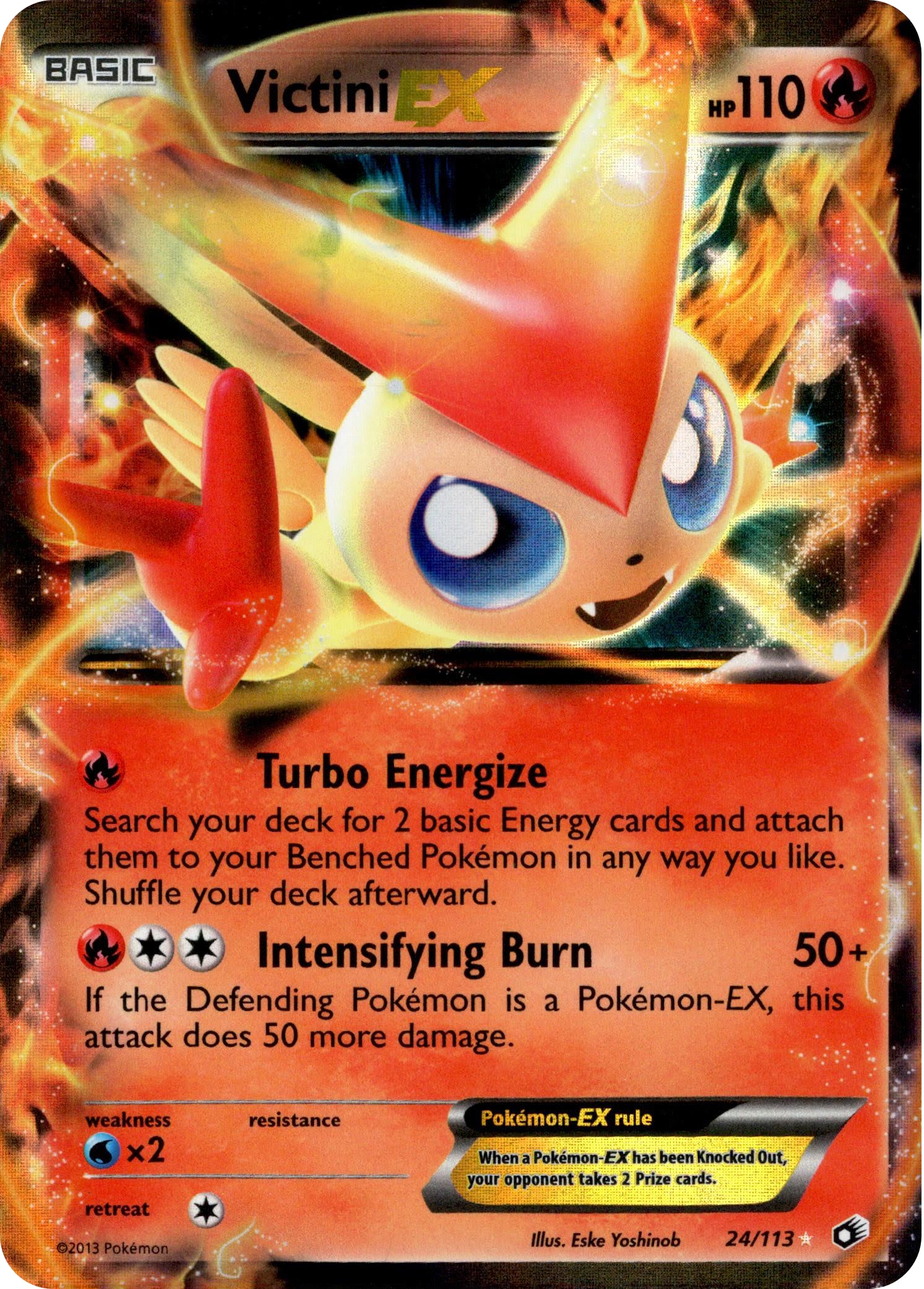 Victini EX - 24/113 - Legendary Treasures - Holo - Card Cavern