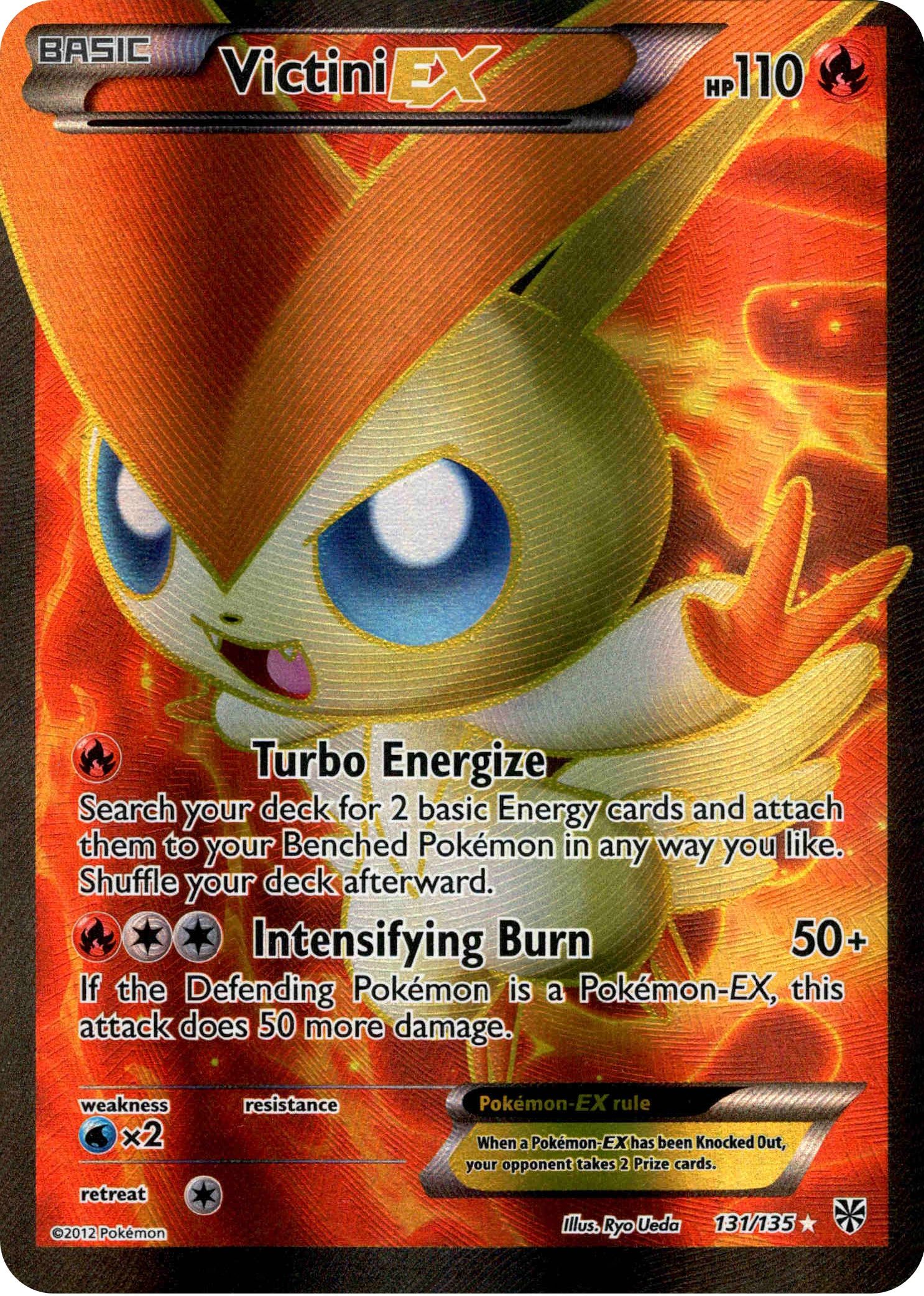 Victini EX Full Art - 131/135 - Plasma Storm - Holo - Card Cavern