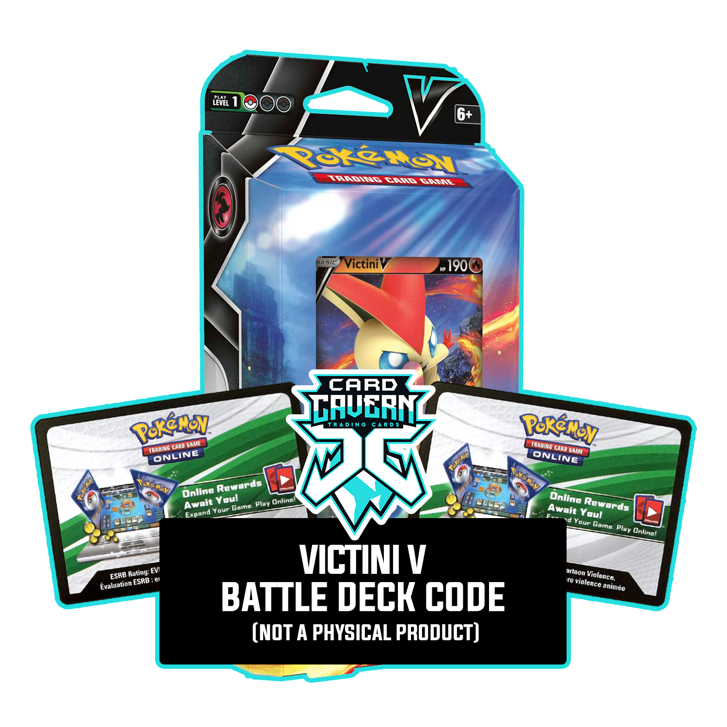 Victini V Battle Deck - PTCGL Code - Card Cavern