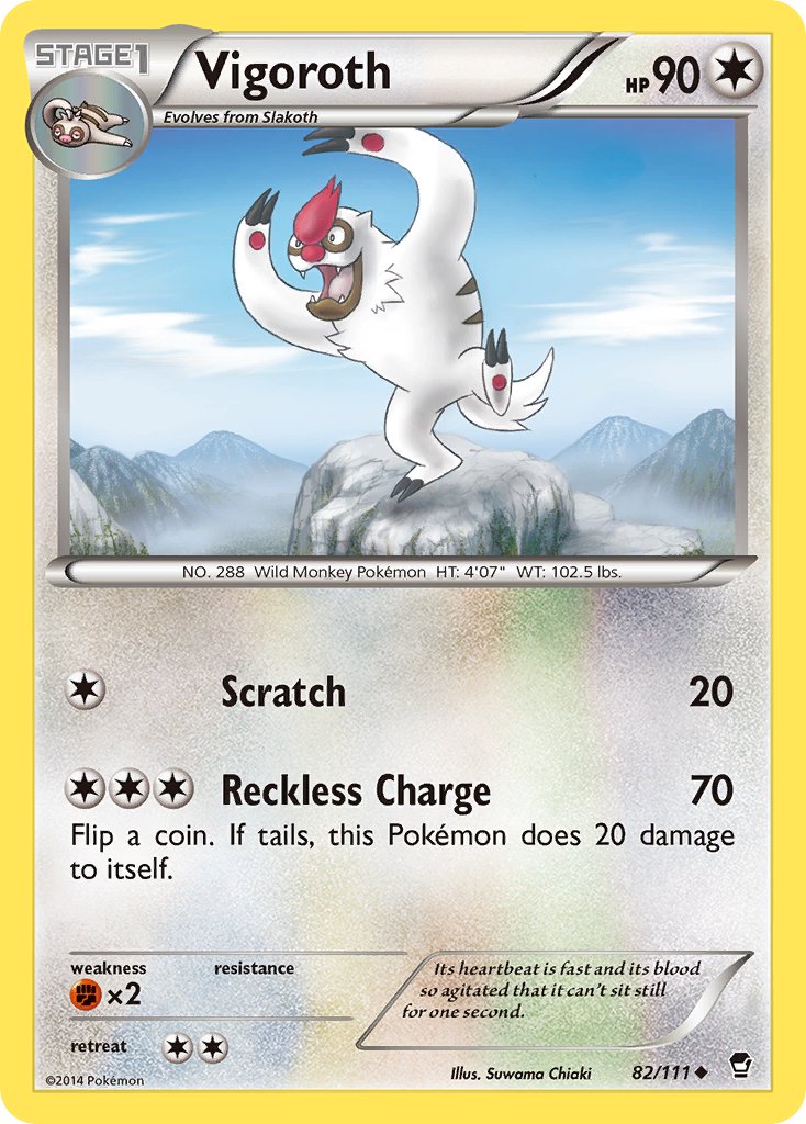 Vigoroth - 82/111 - Furious Fists - Card Cavern