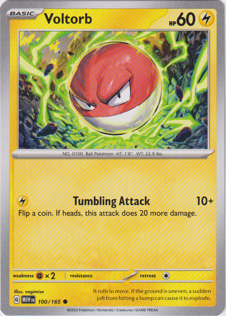 Voltorb - 100/165 - Scarlet & Violet 151 - Card Cavern