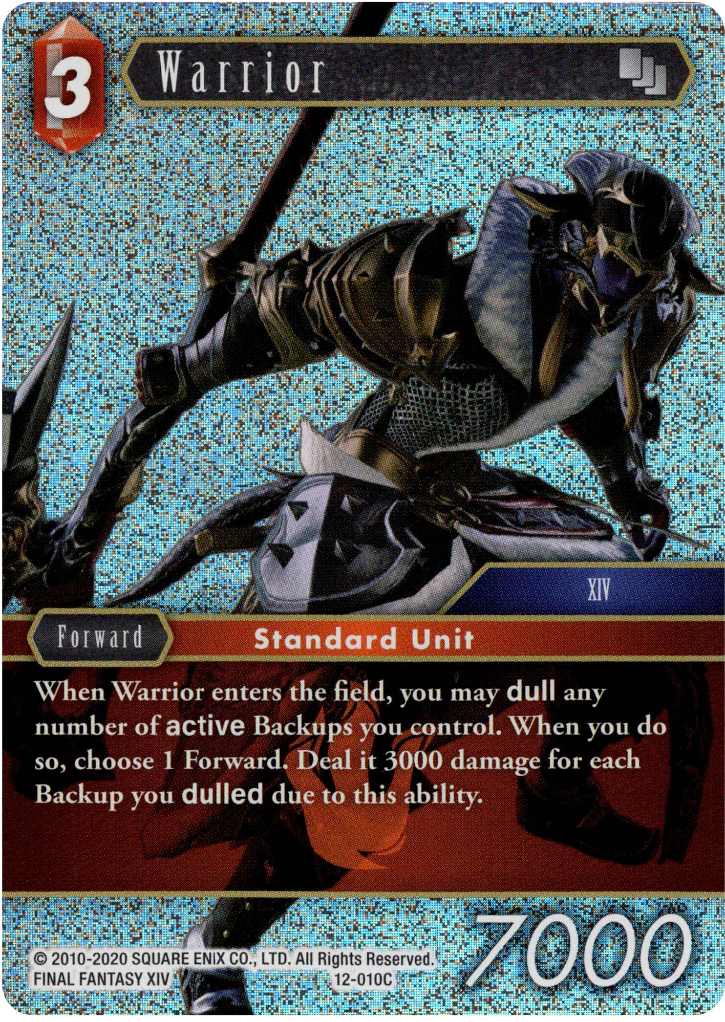 Warrior - 12-010C - Opus XII - Foil - Card Cavern