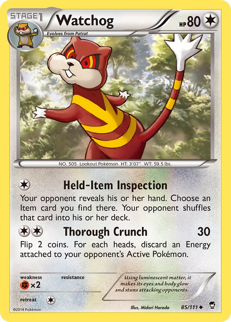 Watchog - 85/111 - Furious Fists - Card Cavern