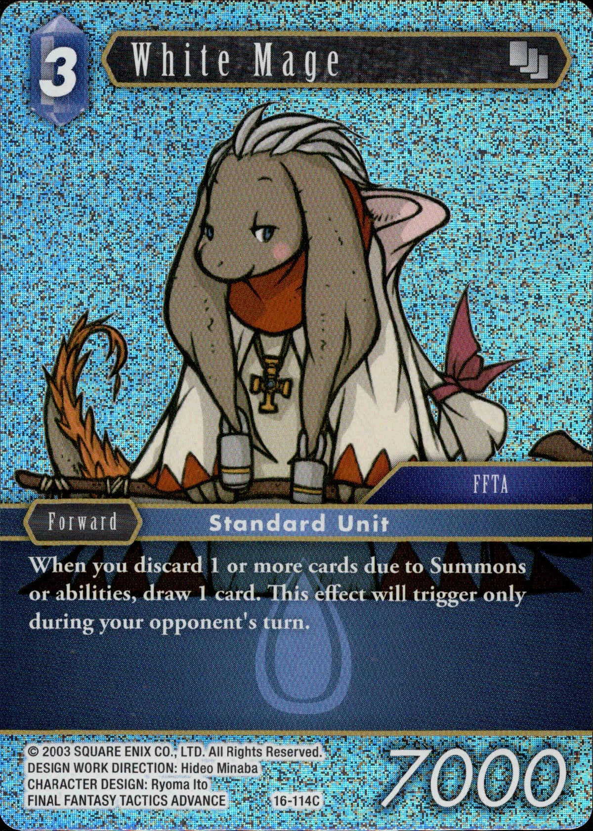 White Mage - 16-114C - Emissaries of Light - Foil - Card Cavern