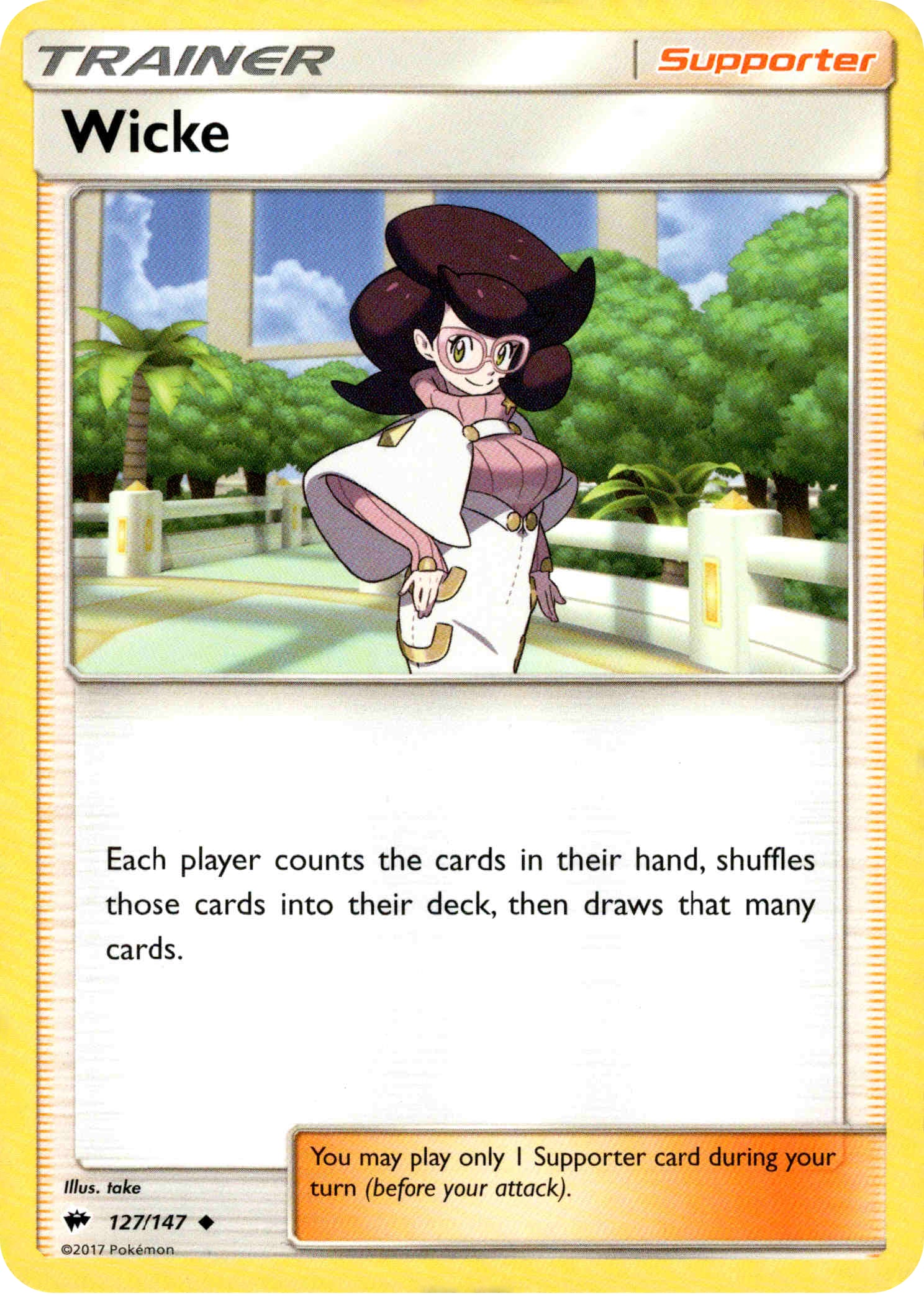 Wicke - 127/147 - Burning Shadows - Card Cavern