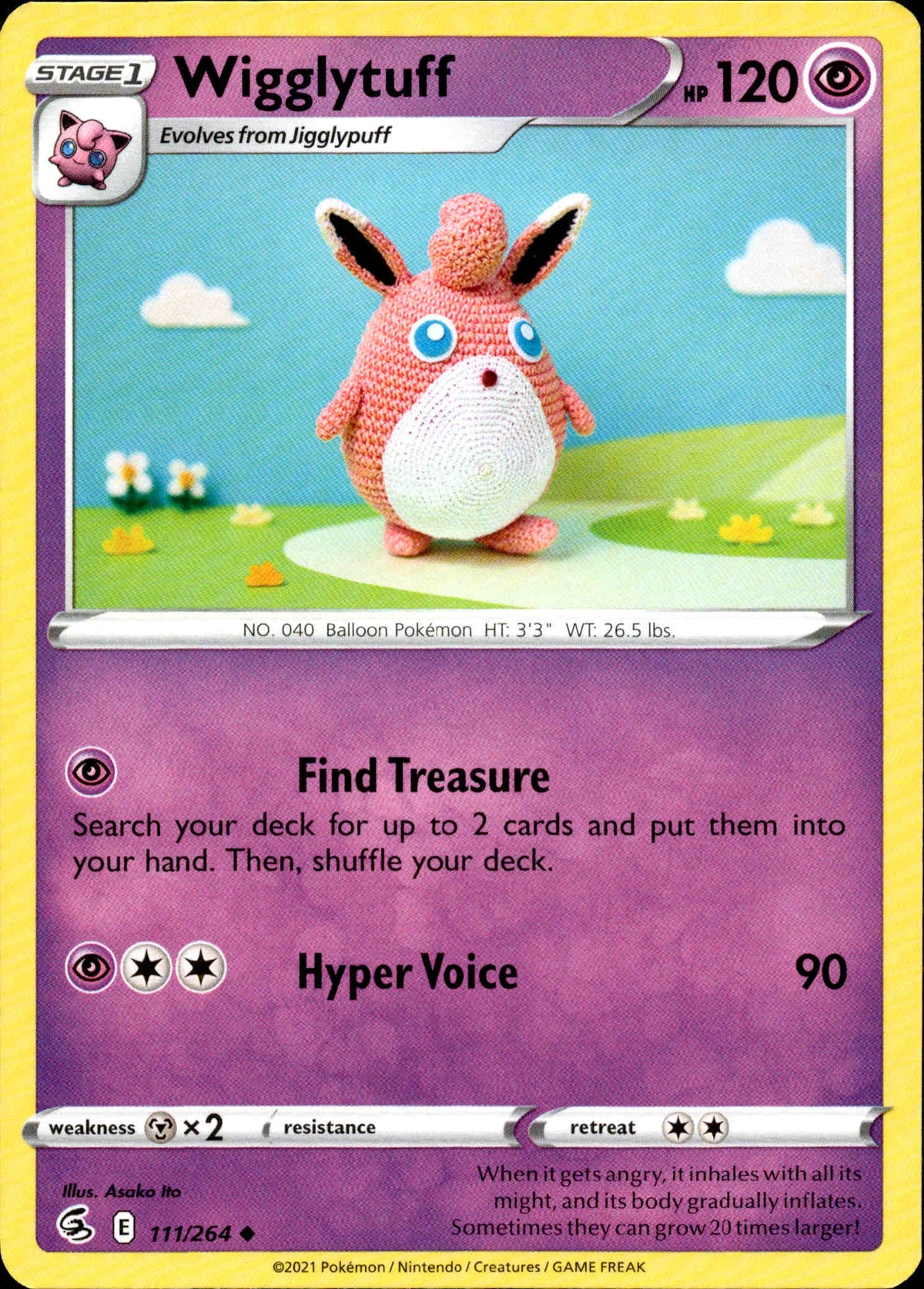 Wigglytuff - 111/264 - Fusion Strike - Card Cavern