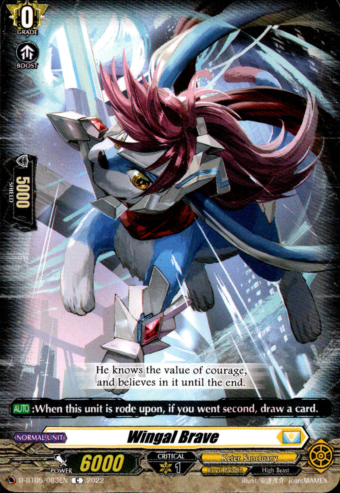 Wingal Brave - D-BT05/083 - Triumphant Return of the Brave Heroes - Card Cavern