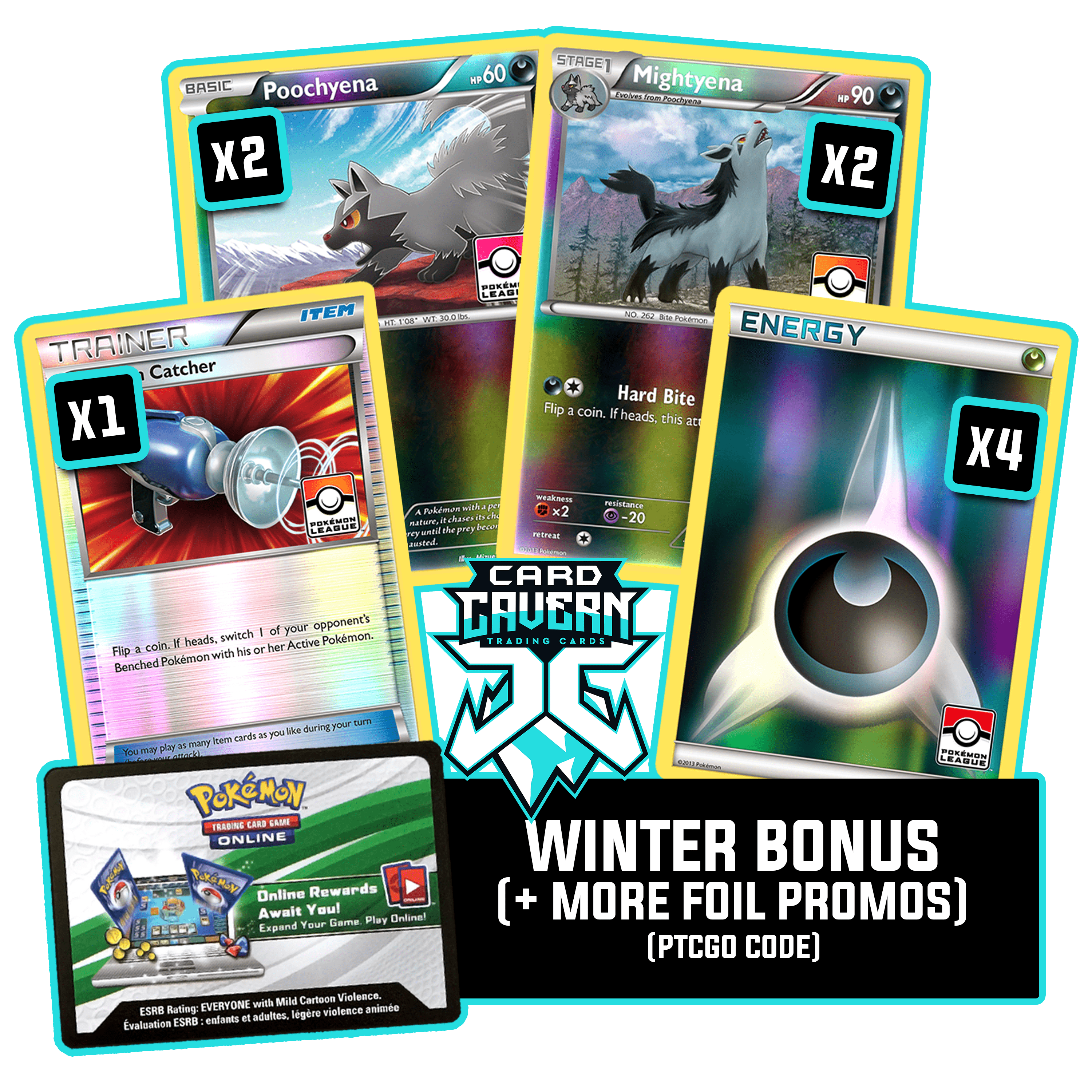 Winter Bonus League PTCGO Code - Card Cavern