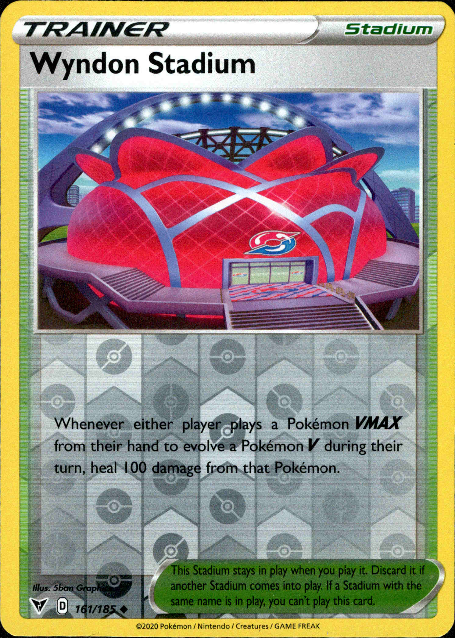 Wyndon Stadium - 161/185 - Vivid Voltage - Reverse Holo - Card Cavern