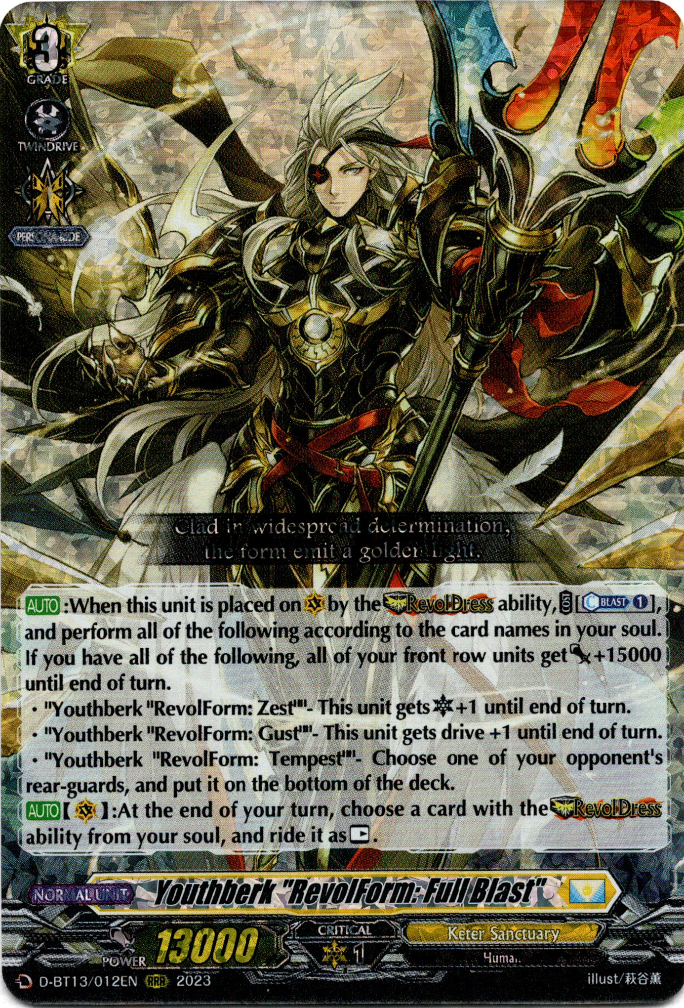 Youthberk "RevolForm: Full Blast" - D-BT13/012EN - Flight of Chakrabarthi - Card Cavern