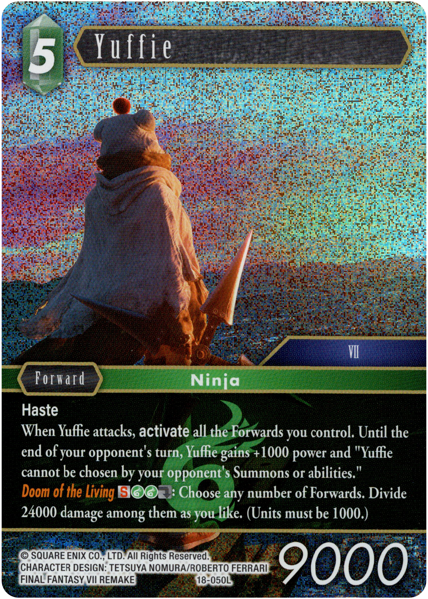 Yuffie - 18-050L - Resurgence of Power - Foil - Card Cavern