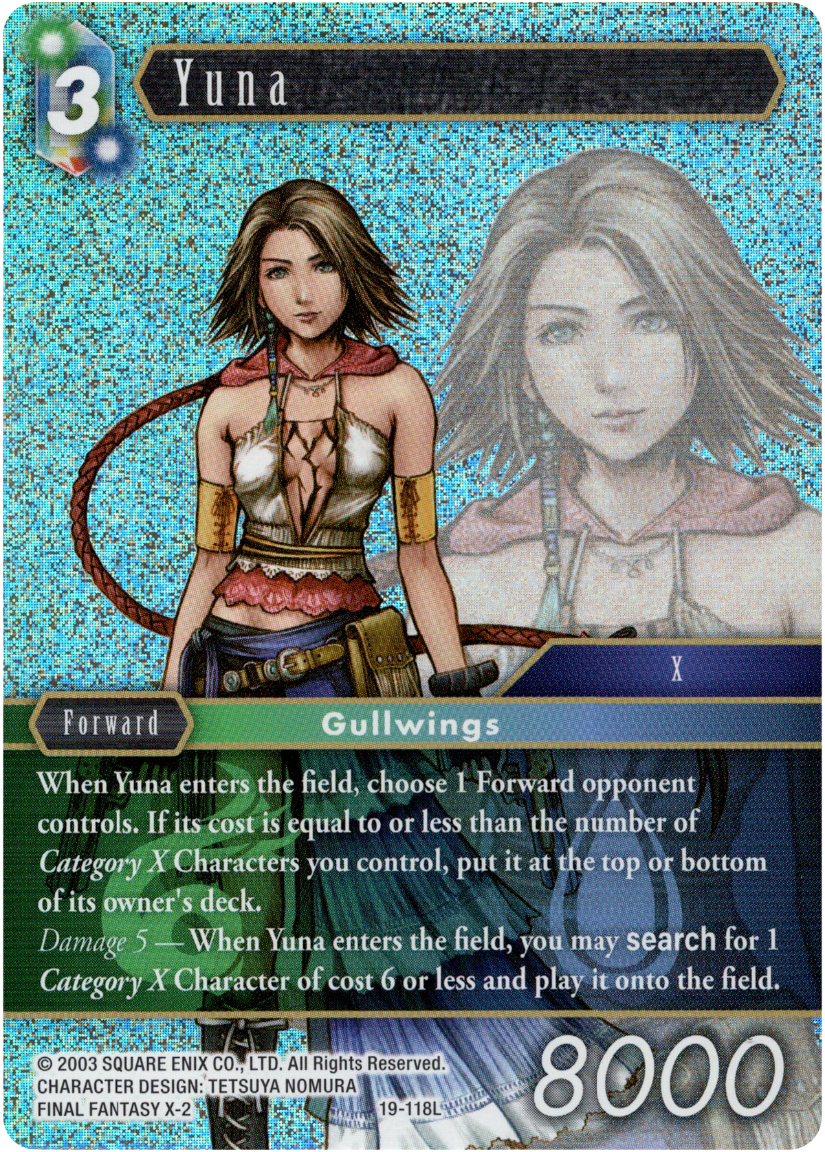 Yuna - 19-118L - From Nightmares - Foil - Card Cavern