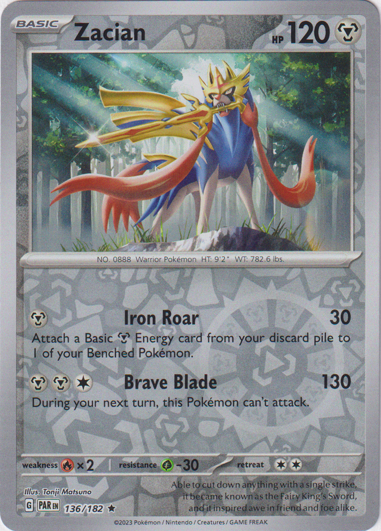 Zacian - 136/182 - Paradox Rift