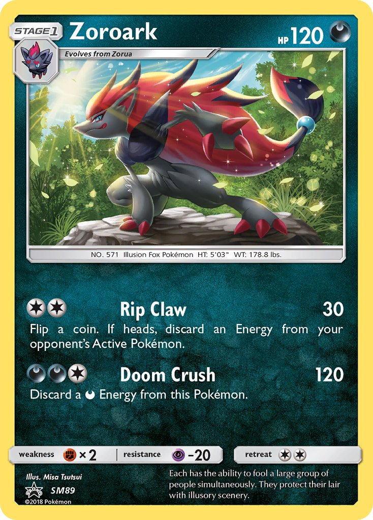 Zoroark - SM89 - Sun & Moon Promo - Card Cavern