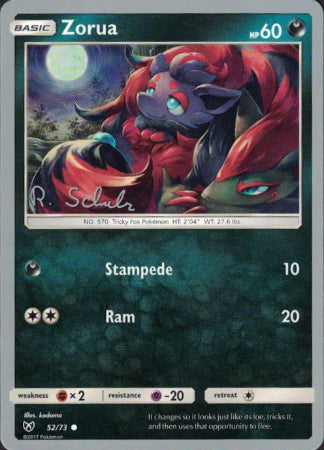 Zorua - 52/73 - 2018 World Championship - Card Cavern