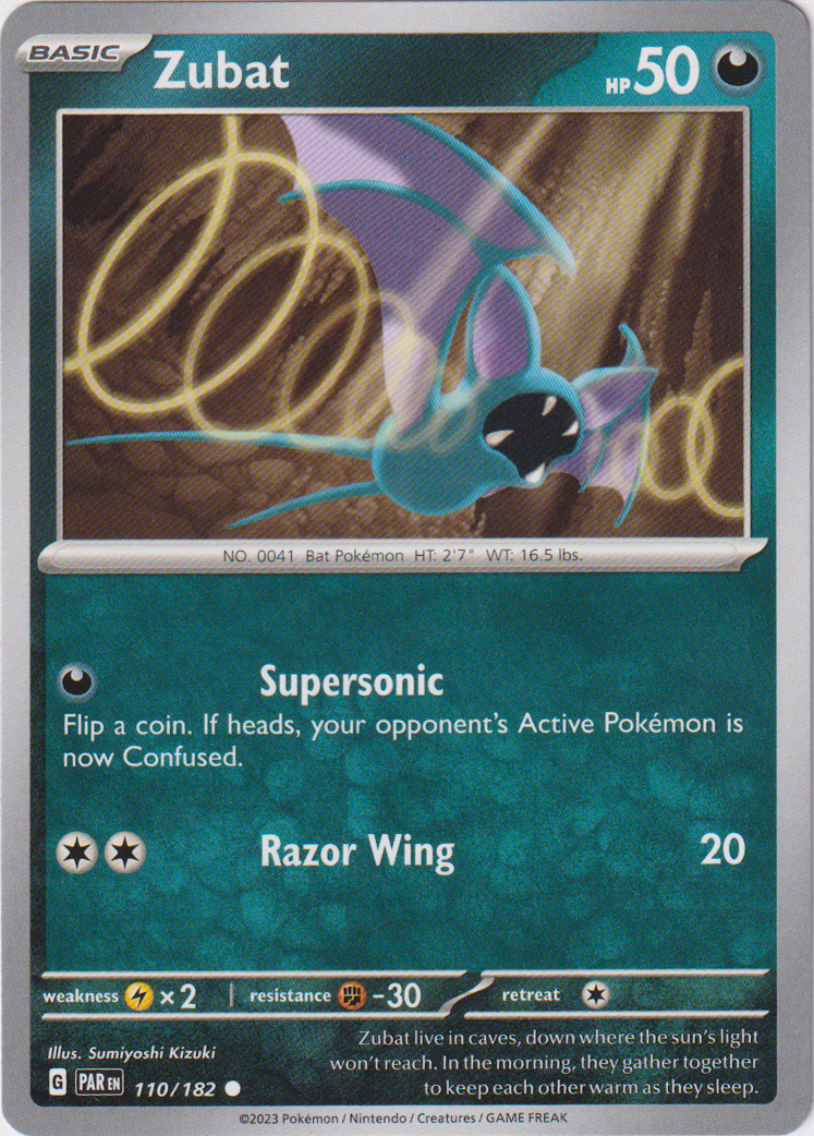 Zubat - 110/182 - Paradox Rift - Card Cavern