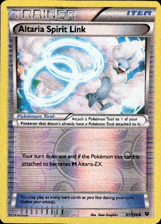Altaria Spirit Link - 91/124 - Fates Collide - Reverse Holo - Card Cavern