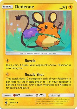Dedenne - 84/214 - Lost Thunder - Card Cavern