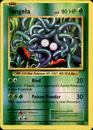 Tangela - 8/108 - Evolutions - Reverse Holo - Card Cavern