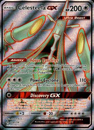 Celesteela GX - Full Art - SM Ultra Prism - Beckett BGS 8 NM-MT -  0011025728 - Graded Pokemon Cards - The Wasteland Gaming