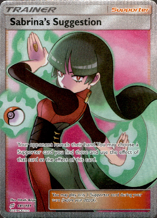 Sabrina's Suggestion Full Art - 181/181 - Team Up - Holo  Card Cavern  Trading Cards, LLC