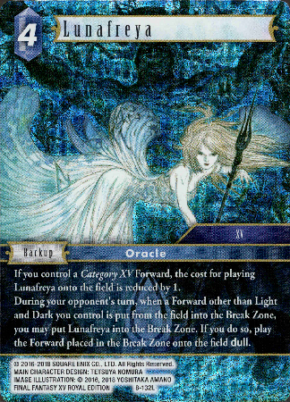Lunafreya - 8-132L - Opus VIII - Foil - Card Cavern