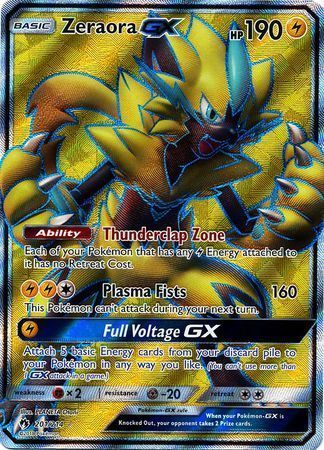 Zeraora GX Full Art - 201/214 - Lost Thunder