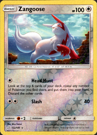 Zangoose - 132/181 - Team Up - Reverse Holo - Card Cavern